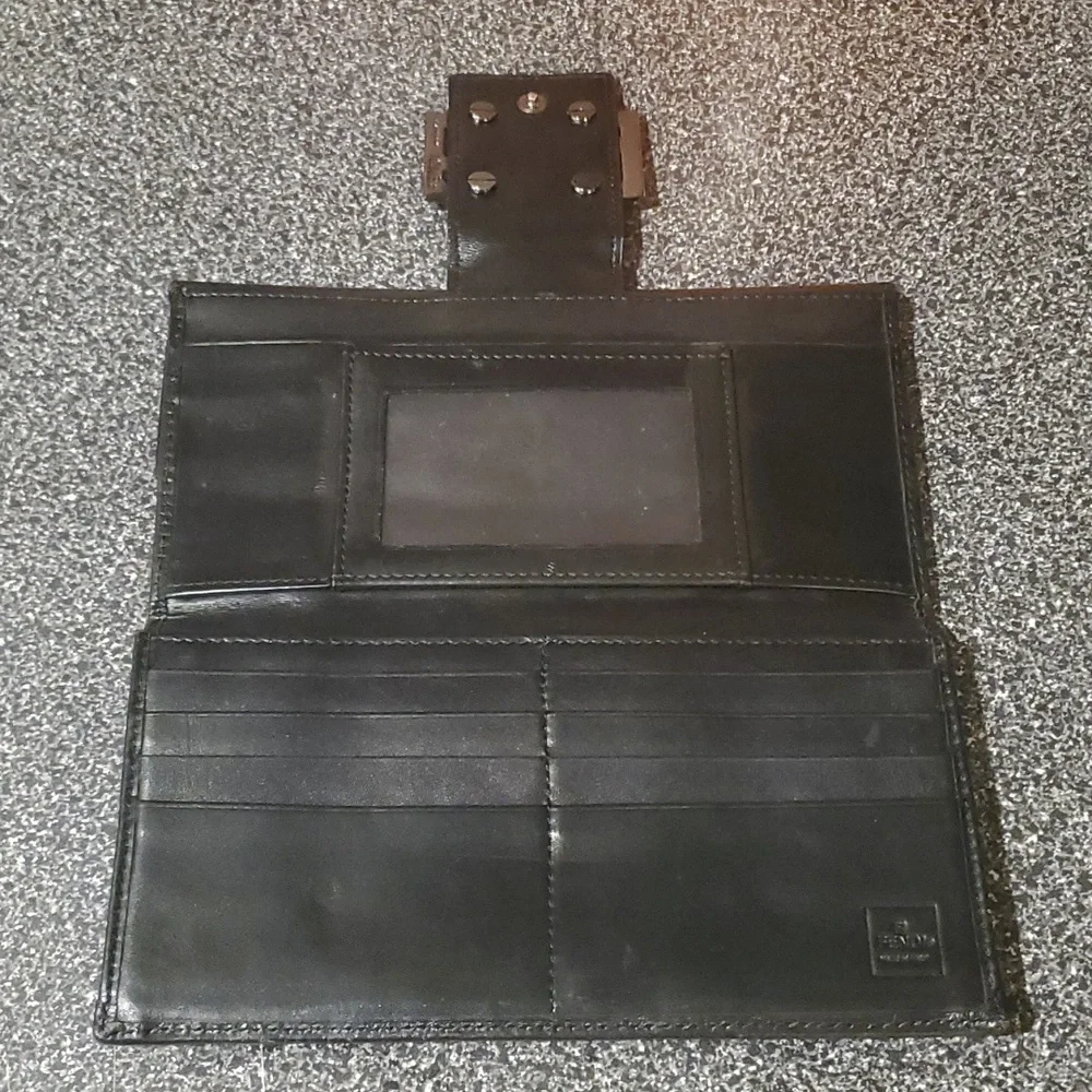 Fendi Zucca Monogram Flap Long Wallet